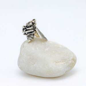 Abeja prendedor en plata Brooch